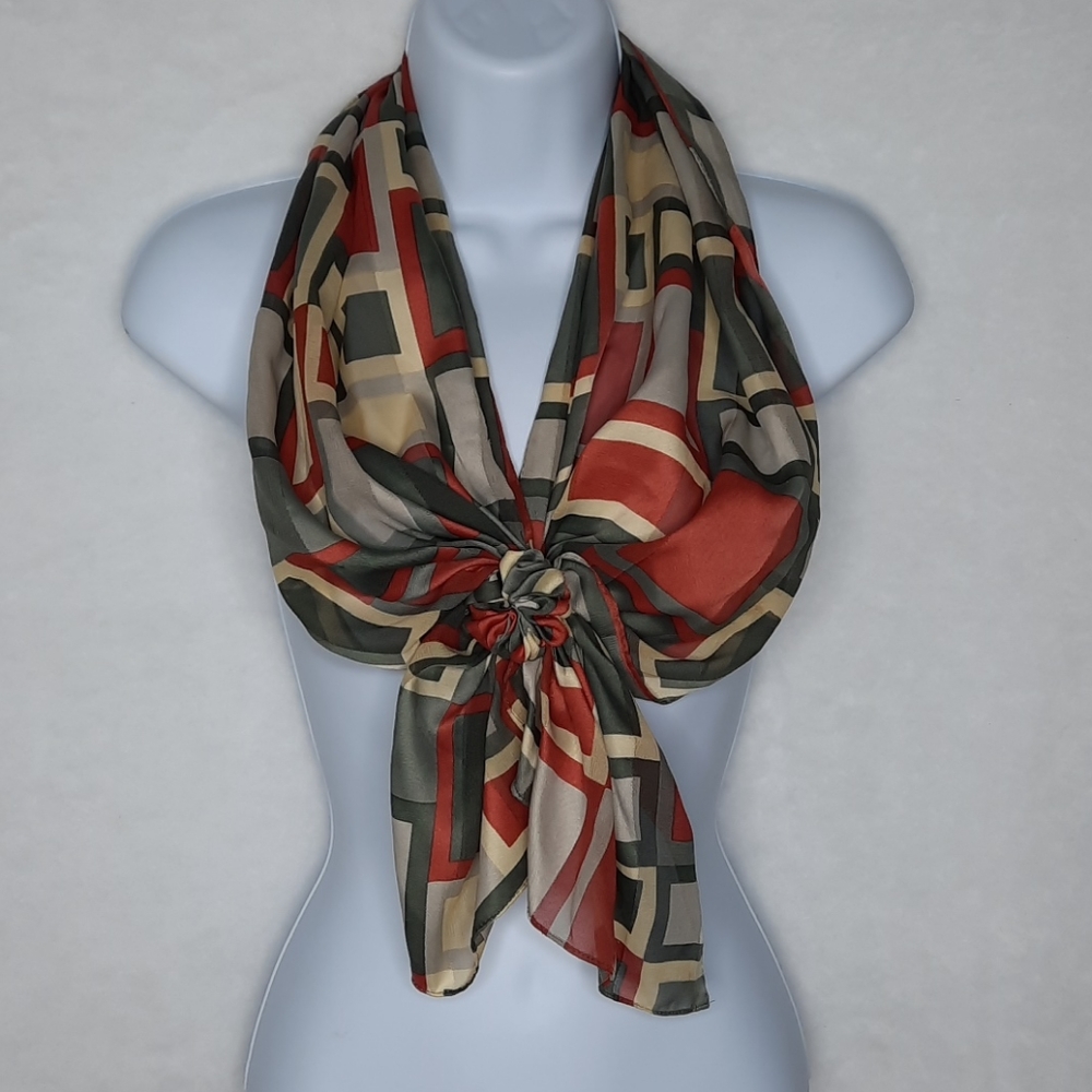 19 inch Vintage Silk Scarf